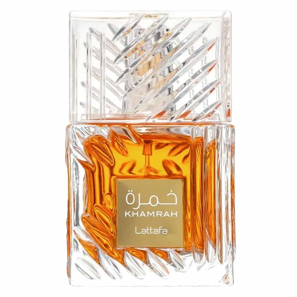 Perfume Lattafa Khamrah Eau de Parfum Masculino Árabe